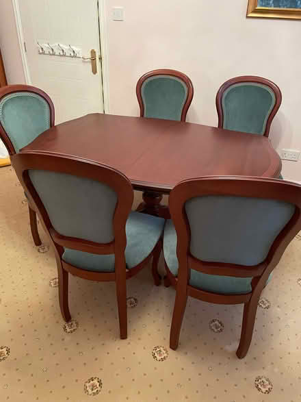 Photo of free Table and 6 chairs (Cadoxton-juxta-Neath SA10) #1