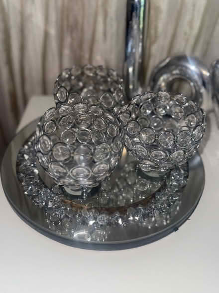 Photo of free Ornaments silver mirrored (Sheffield S8 woodseats) #2