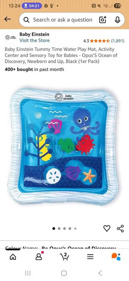 Photo of free Baby Einstein Water Play Mat (BR5) #3