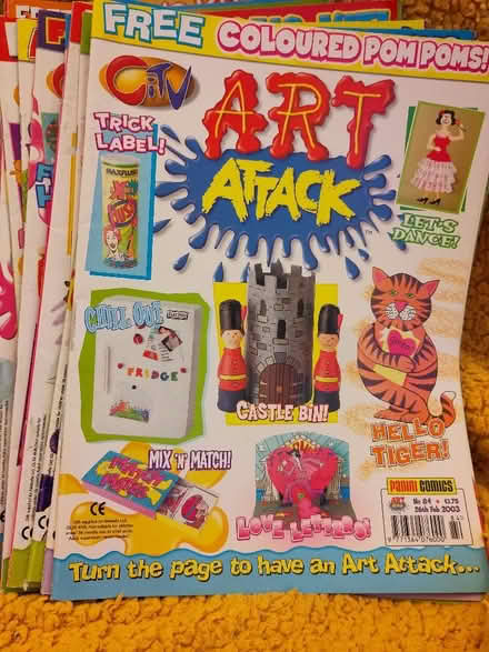 Photo of free art attack magazines (Weston Rhyn SY10) #1