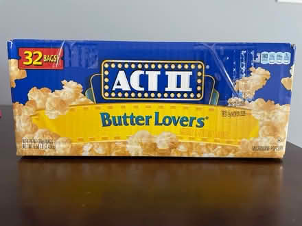 Photo of free ACT II Butter Lover Popcorn 27 bags (Winder, GA) #1
