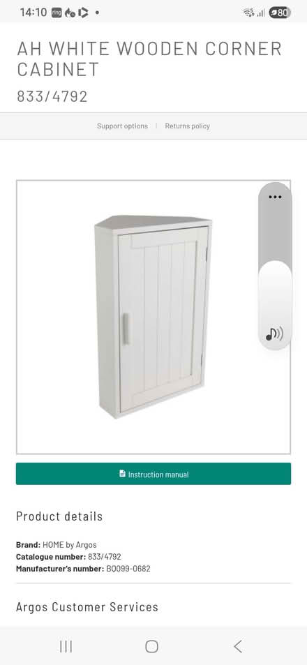 Photo of free White wooden corner unit (Heelands MK13) #2