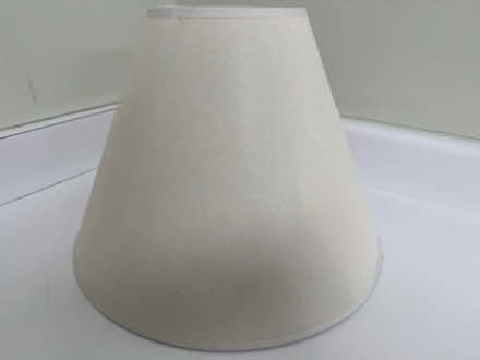 Photo of free Off-white conical fabric lamp shade (1075 Valencia Avenue) #3