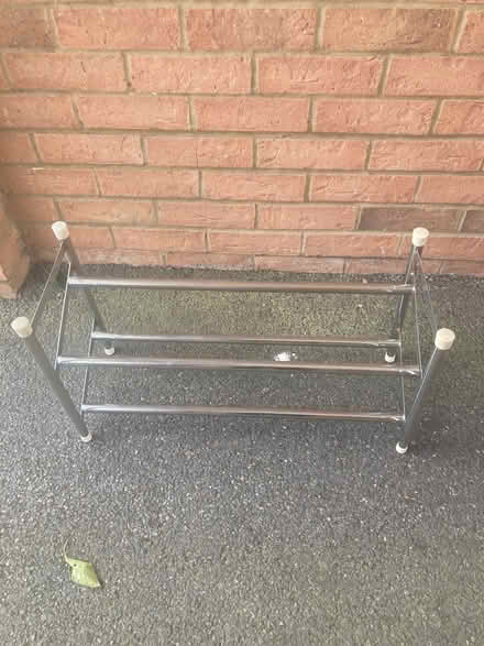 Photo of free Extendable Metal Shoe Rack (Leigh Park BA13) #1
