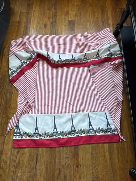 Photo of free 3 Piece Kitchen Window Curtains (Clason Point Bronx NY) #1