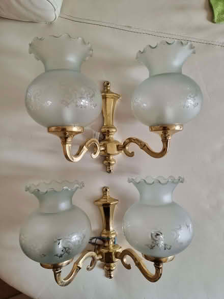 Photo of free Victorian style brass wall lights (Queen's Park BN2) #2