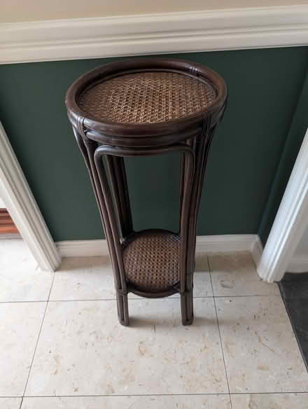 Photo of free two tier ornament or plant stand (Binley CV3) #1