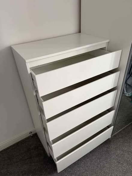 Photo of free Malm 5 Chest of Drawers For Sale~ Very Specious (Hounslow TW4) #1