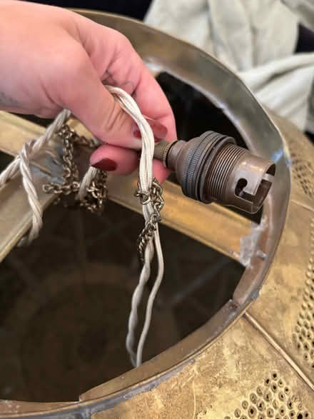 Photo of free Moroccan Brass Pendant Light (Edgware Road) #2