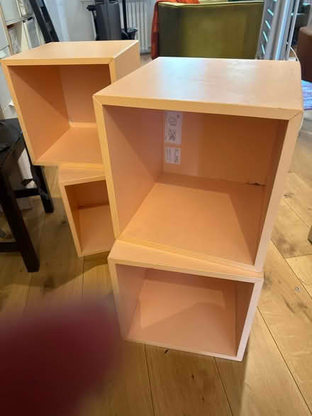 Photo of free 4 IKEA EKET cubes Peach colour (Hampstead, mw3) #1