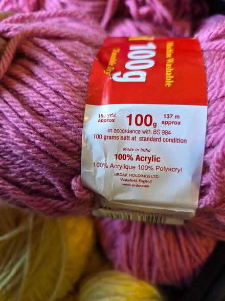Photo of free Chunky yarn- pink (Dublin 8) #3