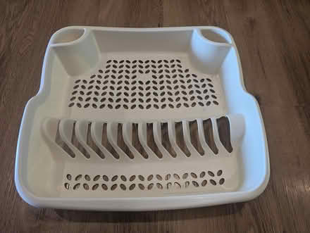 Photo of free Plastic dish rack (cream colour) (Basingstoke RG21) #1