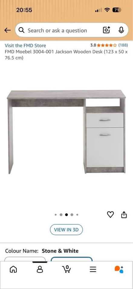 Photo of free Desk and Chair (Combe Down) #3