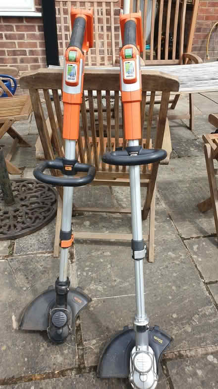 Photo of free 2 Black and Decker battery powered line strimmers (Chalford GL6) #1