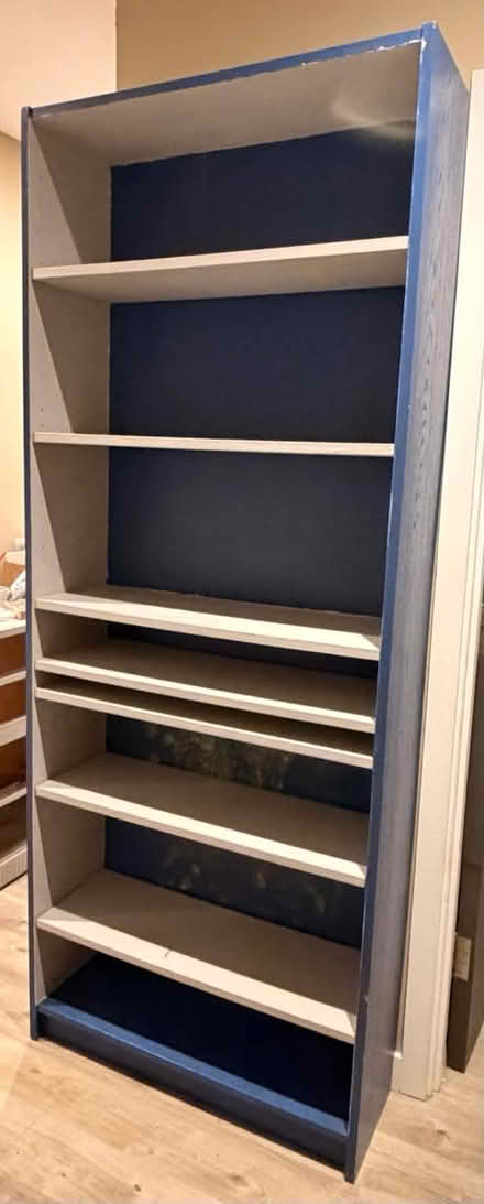 Photo of free Tall wooden shelves. Billy bookcase (Lower Sydenham. SE26) #1
