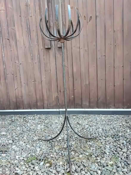 Photo of free Metal flower basket on stand (Bishop's Castle SY9) #1