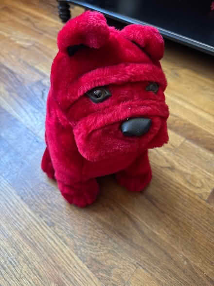 Photo of free Red Bulldog Stuffie (Clason Point Bronx NY) #1