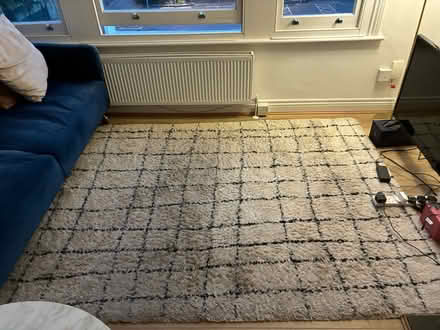 Photo of free Blue/ White Zara Rug (Highbury Barn N5) #1