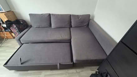Photo of free Grey 3 seater L shaped sofa bed (Walthamstow E17) #4