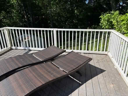 Photo of free Vinyl Deck Railing and hardware (East Rochester) #4