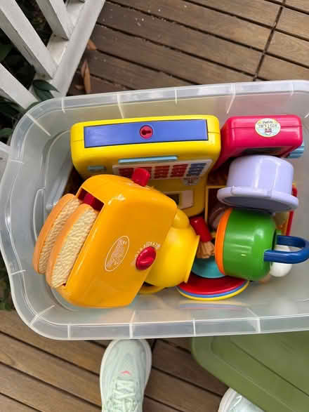 Photo of free Children’s plastic market toys (Del Ray) #1