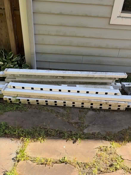 Photo of free Vinyl Deck Railing and hardware (East Rochester) #1