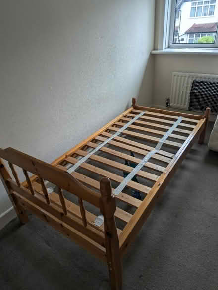 Photo of free Bed frame with mattress #2 (Norbury sw16) #1