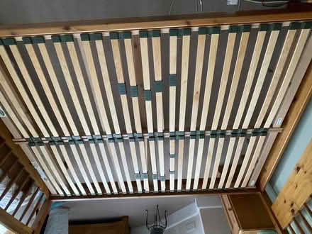 Photo of free Pine double bed (Bankart ave Oadby LE2) #2