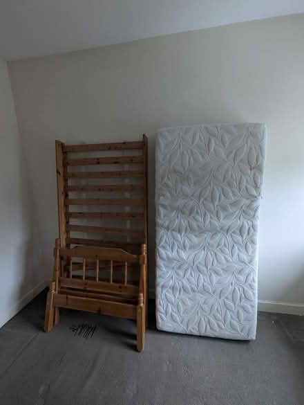 Photo of free Bed frame with mattress #2 (Norbury sw16) #2