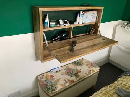 Photo of free Fold out wooden desk (Queen's Park BN2) #1