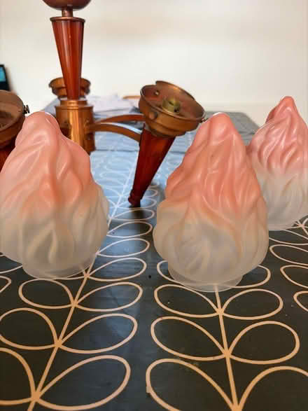 Photo of free Vintage Art Deco 5-Arm Ceiling Light Fitting (Mitcham's Corner CB4) #2