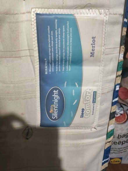 Photo of free Silent night orthopedic king size mattress (Yeading UB5) #2