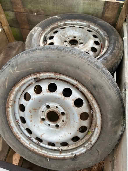 Photo of free Steel wheels with tyres (Appleby-in-Westmorland CA16) #1