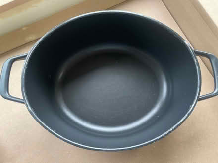 Photo of free Large metal casserole dish (Northfields) #3