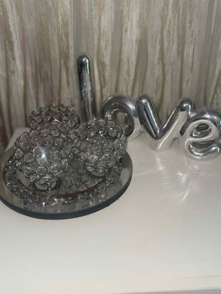 Photo of free Ornaments silver mirrored (Sheffield S8 woodseats) #1