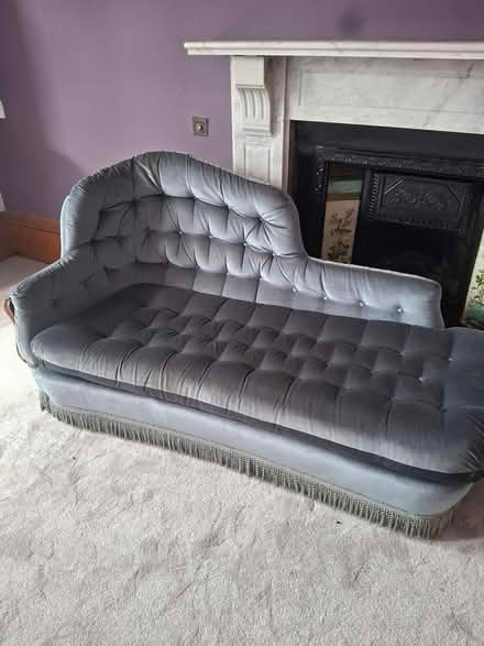 Photo of free Blue sofa and 2 chairs (Peterhead, AB42) #1