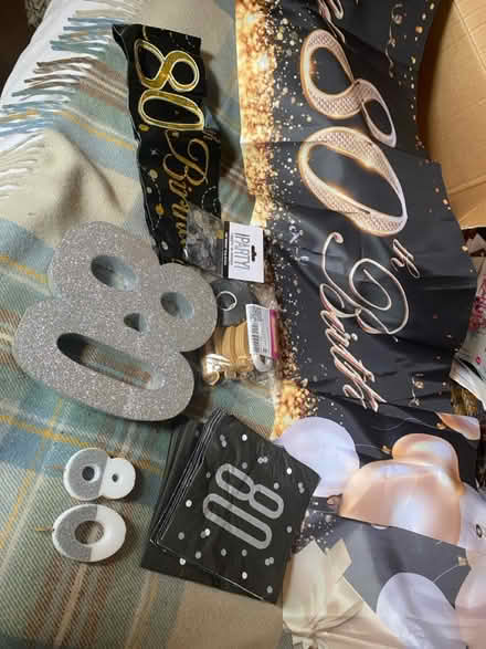 Photo of free 80th Birthday items (ME139 bh) #1