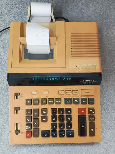 Photo of free Casio DR-8420 Printing Calculator (North Baddesley) #2
