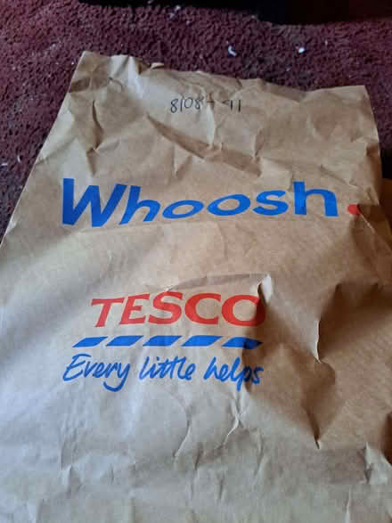 Photo of free A black bag full of whoosh paper bags (Humphrey's End GL5) #1