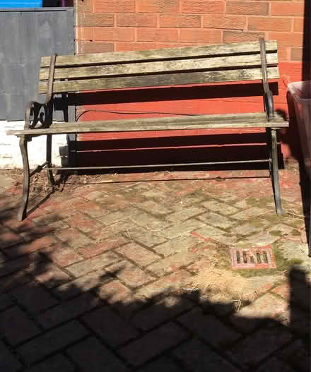 Photo of free Old Wooden, Garden Bench (Liverpool L6) #3