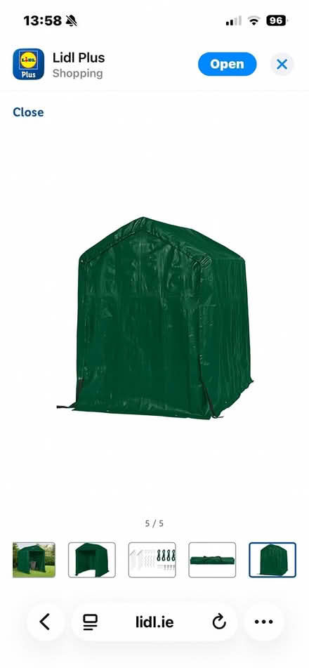 Photo of free Lidl PARKSIDE portable garage (Bray) #2