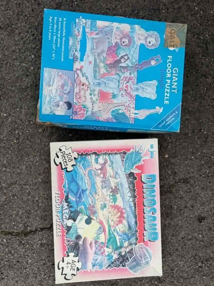 Photo of free Two Giant Floor Puzzles (Darby Green GU46) #1