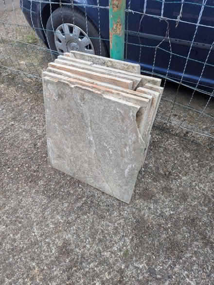 Photo of free Cracked paving slabs (Alphington) #1