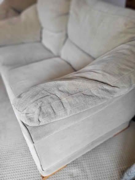 Photo of free Cream sofa and chair (Matlock DE4) #3