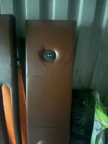Photo of free Leather look small double bed with built in tv (Walpole St Andrew PE14) #4