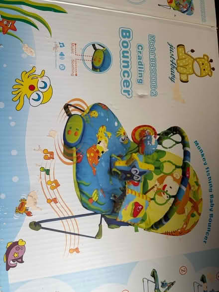 Photo of free Monkey fishing baby bouncer (Woolwich SE18) #4