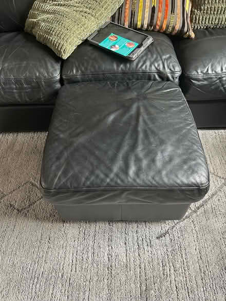 Photo of free Leather storage footstool (Emscote Warwick CV34) #1