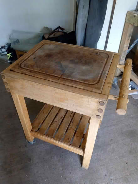 Photo of free Butcher's Block Kitchen table (Highbury N5) #1