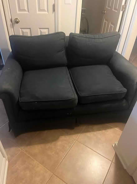 Photo of free Designer loveseat (I-75 and Mt. Paran Rd. exit) #1