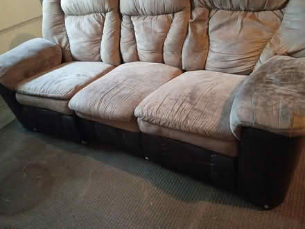 Photo of free 3 piece couch recliner (East. Side by theater) #2